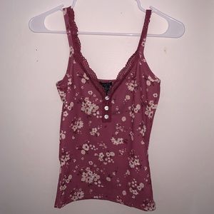 extra small floral tank top